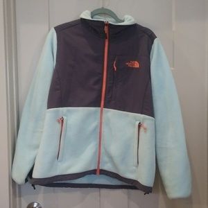 North face  blue jacket size Large